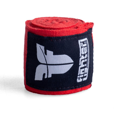 Bandages semi-élastiques pour les mains Fighter rouge - FHW-3030-03 - Fighter Sport