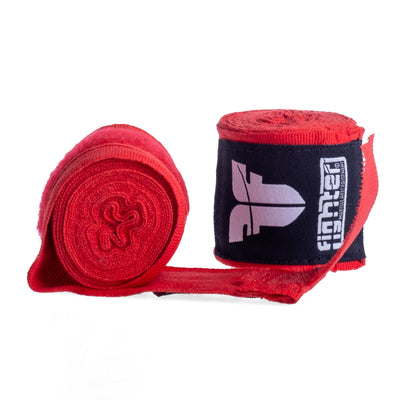 Bandages semi-élastiques pour les mains Fighter rouge - FHW-3030-03 - Fighter Sport