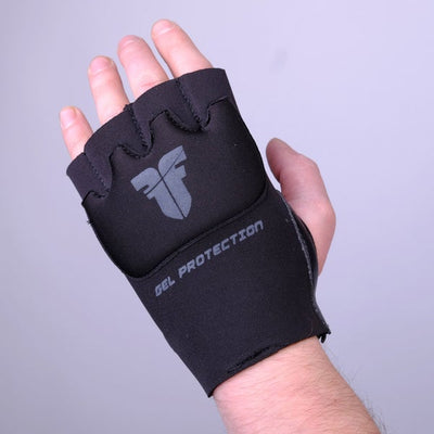 Bandages pour les mains Fighter Gel noir - FGWN-001BB - Fighter Sport