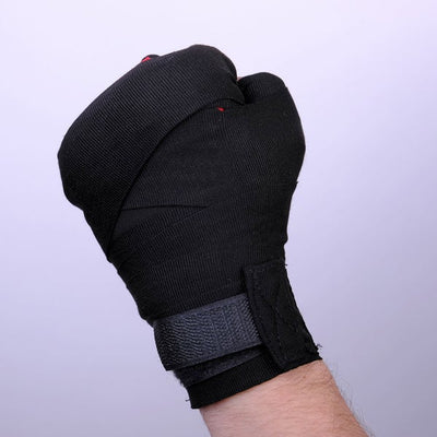 Bandages pour les mains Fighter Gel noir - FGWN-001BB - Fighter Sport