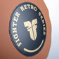 Cible ronde rétro Fighter - marron