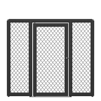 Panneau de cage MMA avec porte et rembourrage supplémentaire à gauche et à droite - CPD-LR - Fighter Sport