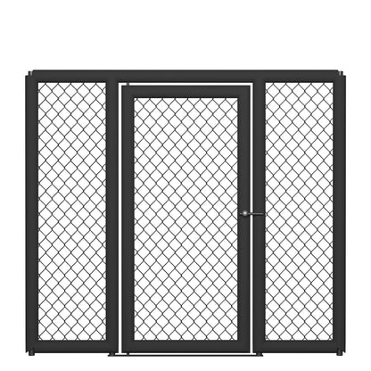 Panneau de cage MMA avec porte et rembourrage supplémentaire à gauche et à droite - CPD-LR - Fighter Sport