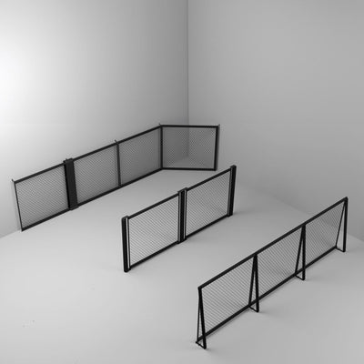 Panneau de cage MMA avec porte et rembourrage supplémentaire à gauche et à droite - CPD-LR - Fighter Sport