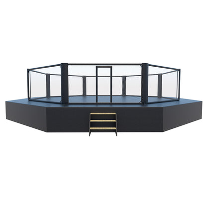 Cage de compétition MMA 7x7m + estrade 1m - 7V1002DCH - Fighter Sport