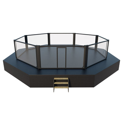 Cage de compétition MMA 7x7m + estrade 1m - 7V1002DCH - Fighter Sport