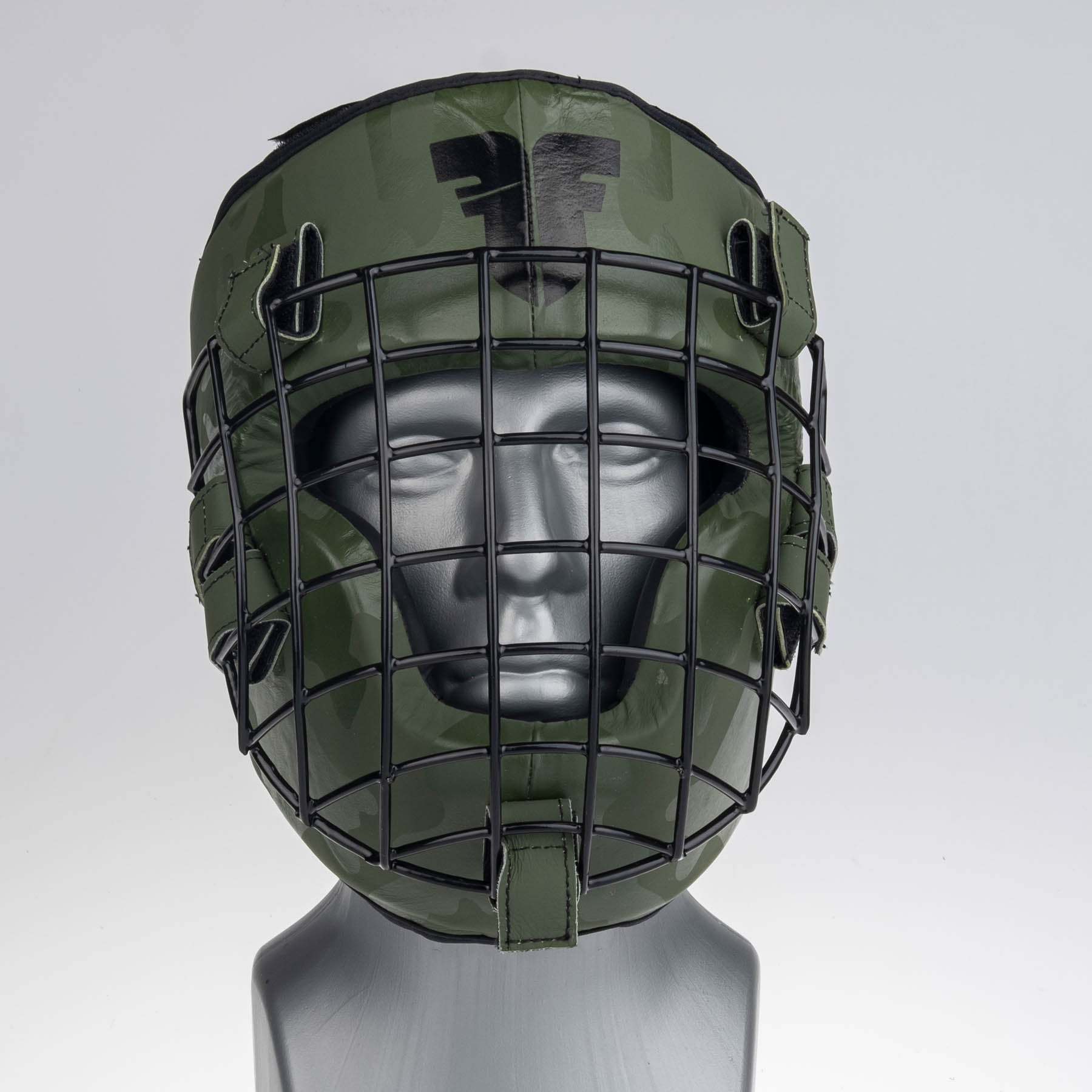 Casque antichoc Fighter Shock kaki/camouflage - JE999-KHC - Fighter Sport
