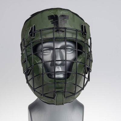 Casque antichoc Fighter Shock kaki/camouflage - JE999-KHC - Fighter Sport