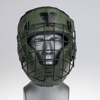 Casque antichoc Fighter Shock kaki/camouflage - JE999-KHC - Fighter Sport