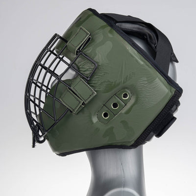 Casque antichoc Fighter Shock kaki/camouflage - JE999-KHC - Fighter Sport