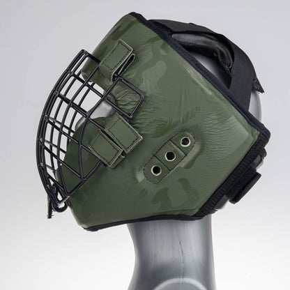 Casque antichoc Fighter Shock kaki/camouflage - JE999-KHC - Fighter Sport