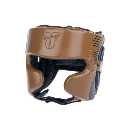 Casque de protection Fighter Pro marron - 2796PRBR - Fighter Sport
