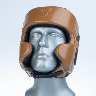 Casque de protection Fighter Pro marron - 2796PRBR - Fighter Sport