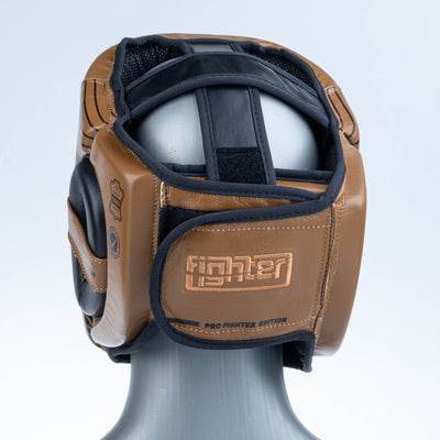 Casque de protection Fighter Pro marron - 2796PRBR - Fighter Sport