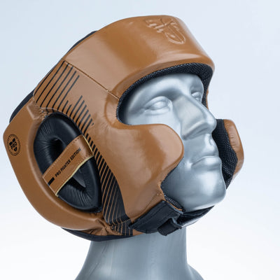 Casque de protection Fighter Pro marron - 2796PRBR - Fighter Sport