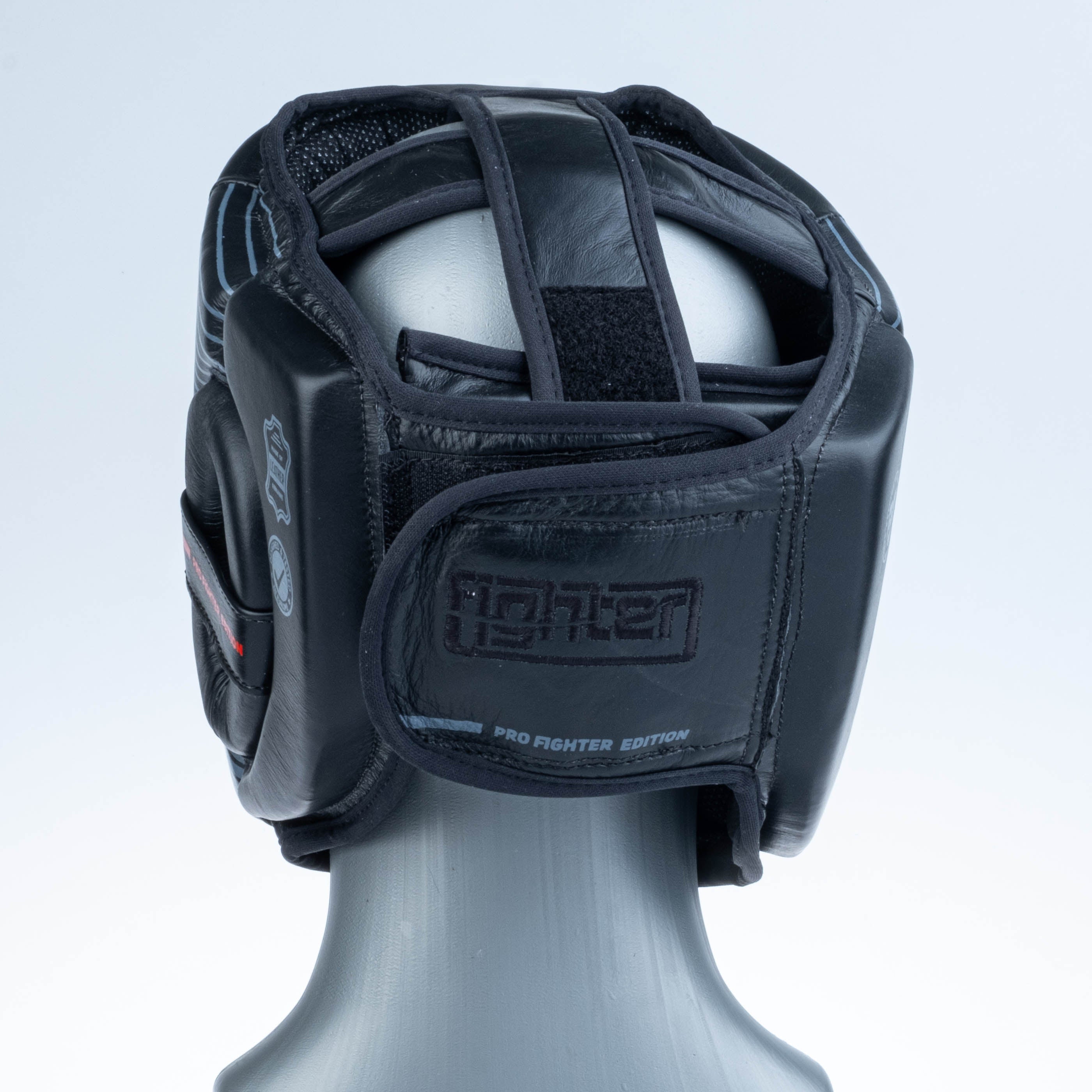 Casque de protection Fighter Pro noir - 2796PRBL - Fighter Sport