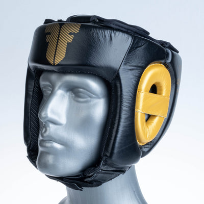 Casque de protection Fighter amateur noir - FHG-001BXG - Fighter Sport