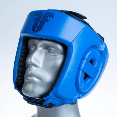 Casque de protection Fighter Head Guard Amateur bleu - FHG-001BXB - Fighter Sport