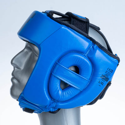 Casque de protection Fighter Head Guard Amateur bleu - FHG-001BXB - Fighter Sport