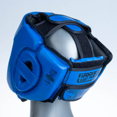 Casque de protection Fighter Head Guard Amateur bleu - FHG-001BXB - Fighter Sport