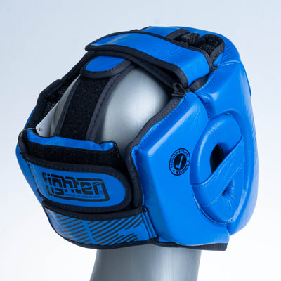 Casque de protection Fighter Head Guard Amateur bleu - FHG-001BXB - Fighter Sport