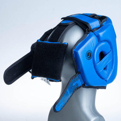 Casque de protection Fighter Head Guard Amateur bleu - FHG-001BXB - Fighter Sport