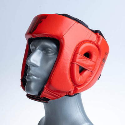 Casque de protection Fighter Head Guard Amateur rouge - FHG-001BXR - Fighter Sport