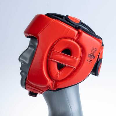 Casque de protection Fighter Head Guard Amateur rouge - FHG-001BXR - Fighter Sport