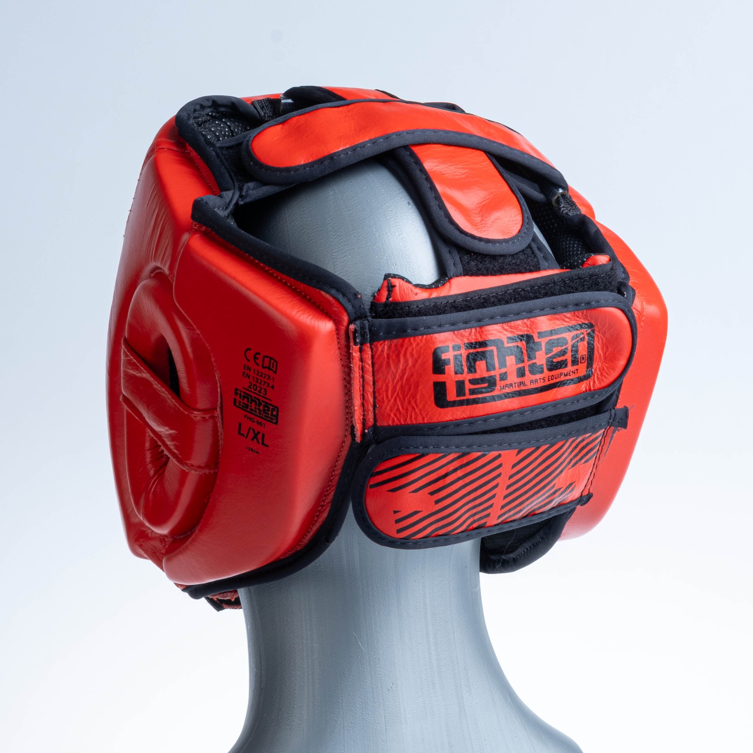 Casque de protection Fighter Head Guard Amateur rouge - FHG-001BXR - Fighter Sport