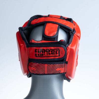 Casque de protection Fighter Head Guard Amateur rouge - FHG-001BXR - Fighter Sport