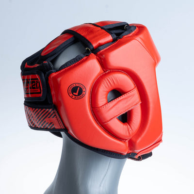 Casque de protection Fighter Head Guard Amateur rouge - FHG-001BXR - Fighter Sport