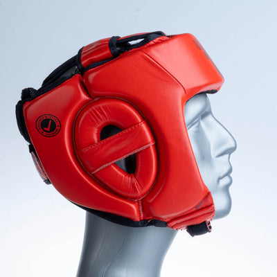 Casque de protection Fighter Head Guard Amateur rouge - FHG-001BXR - Fighter Sport