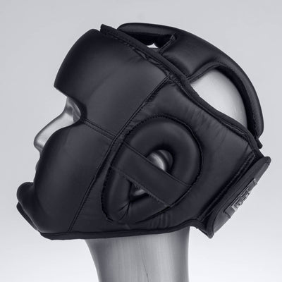 Casque de protection Fighter Headguard Sparring noir/noir - JE1421PUBLK - Fighter Sport