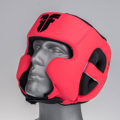 Casque de protection Fighter Sparring Pro rose - FHG-001CPK - Fighter Sport