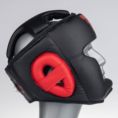 Casque Fighter Headguard Sparring noir/rouge - JE1421PURED - Fighter Sport