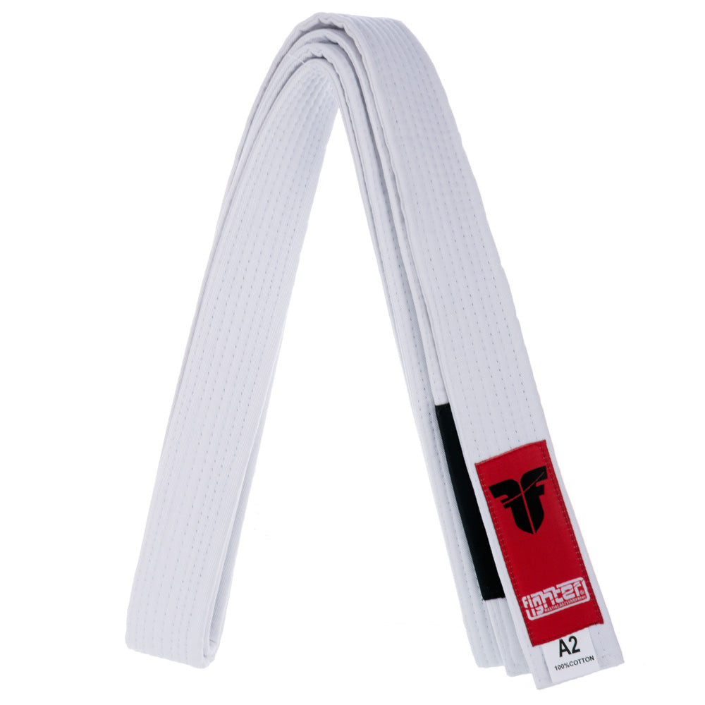 Ceinture JJB Fighter blanche - FBB-01 - Fighter Sport