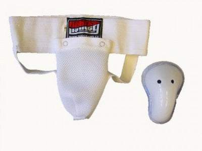 Coquille de protection Fighter blanc - JE201W - Fighter Sport