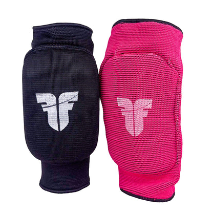 Coudières réversibles Fighter noir/rose - FKG-005BP - Fighter Sport