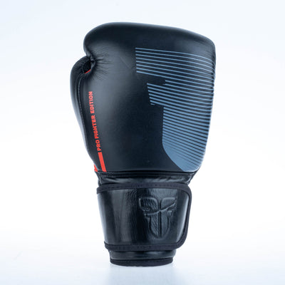 Gant de boxe Fighter Boxing Gloves Pro noir - FBG-PRO-002 - Fighter Sport