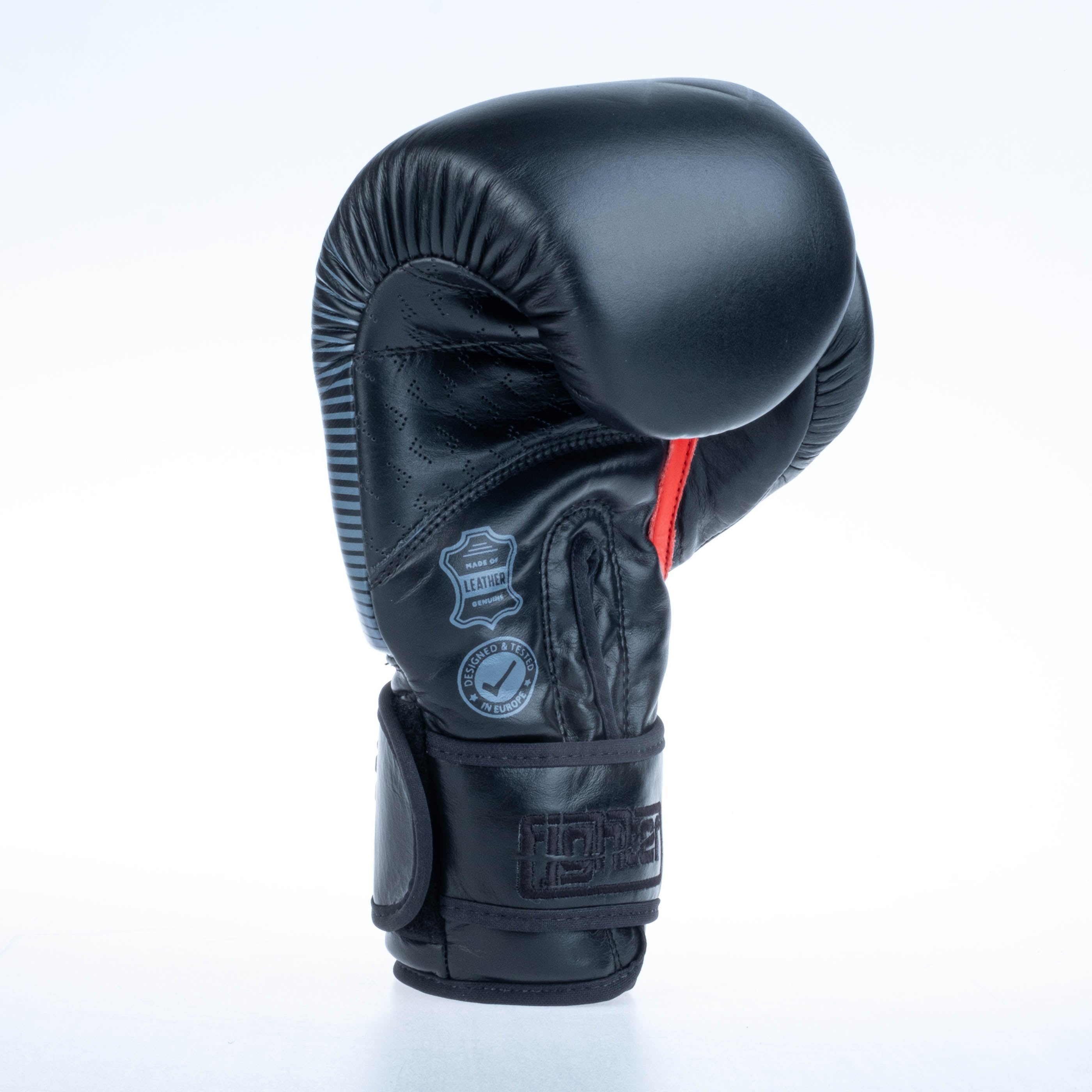 Gant de boxe Fighter Boxing Gloves Pro noir - FBG-PRO-002 - Fighter Sport