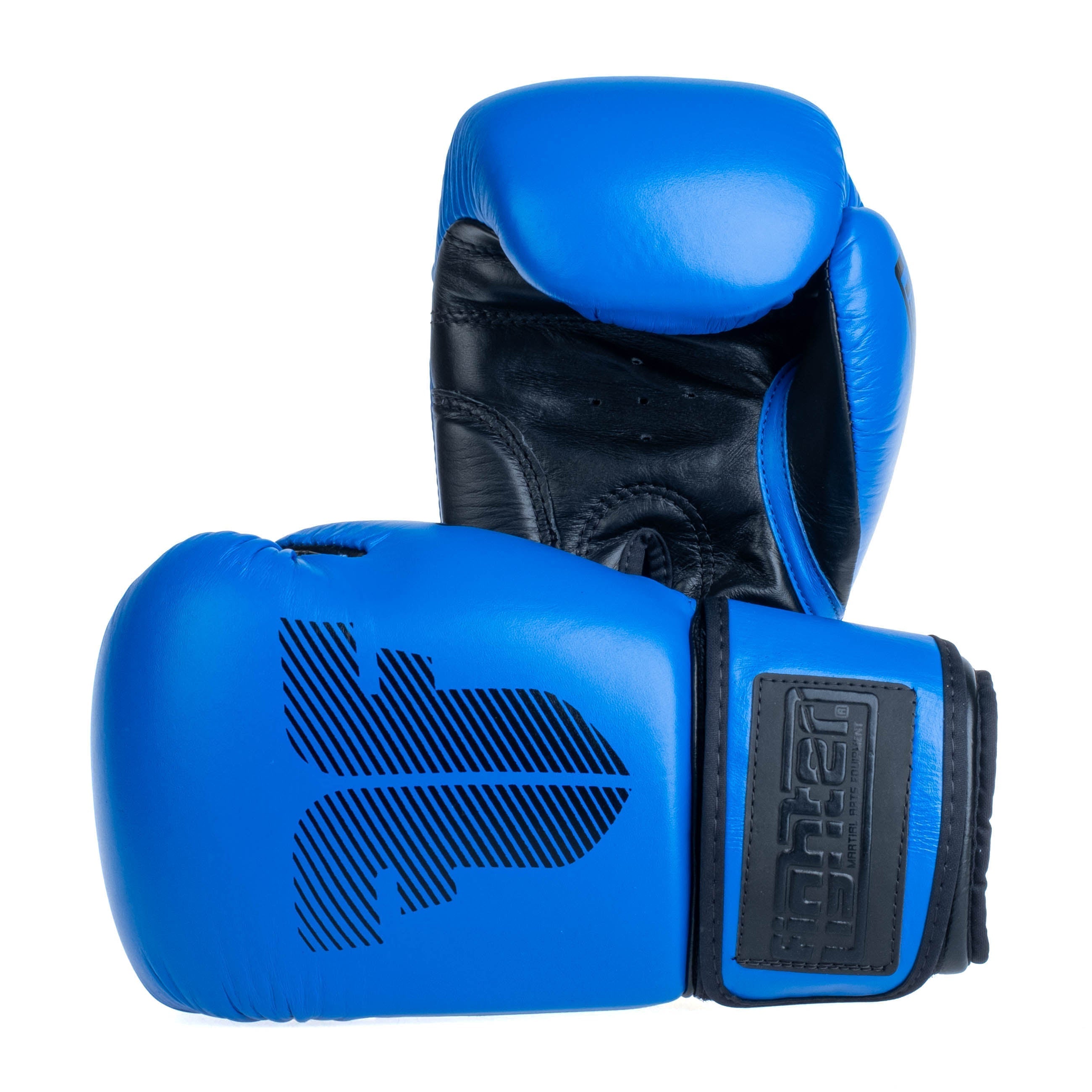 Gants de boxe Fighter Amateur - bleus, 1376-BXB - Fighter Sport