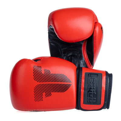 Gants de boxe Fighter Amateur - rouges, 1376-BXR - Fighter Sport
