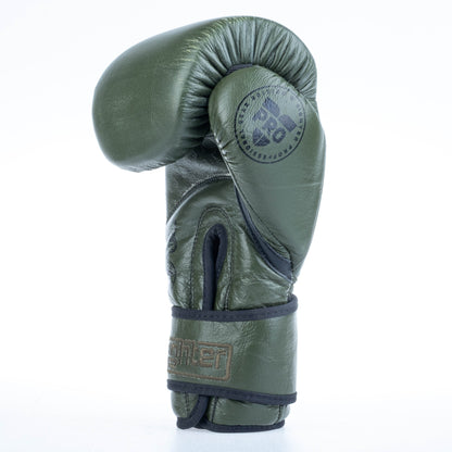 Gants de boxe Fighter Pro - kaki, FBG-PRO-004 - Fighter Sport