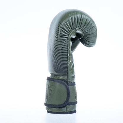 Gants de boxe Fighter Pro - kaki, FBG-PRO-004 - Fighter Sport