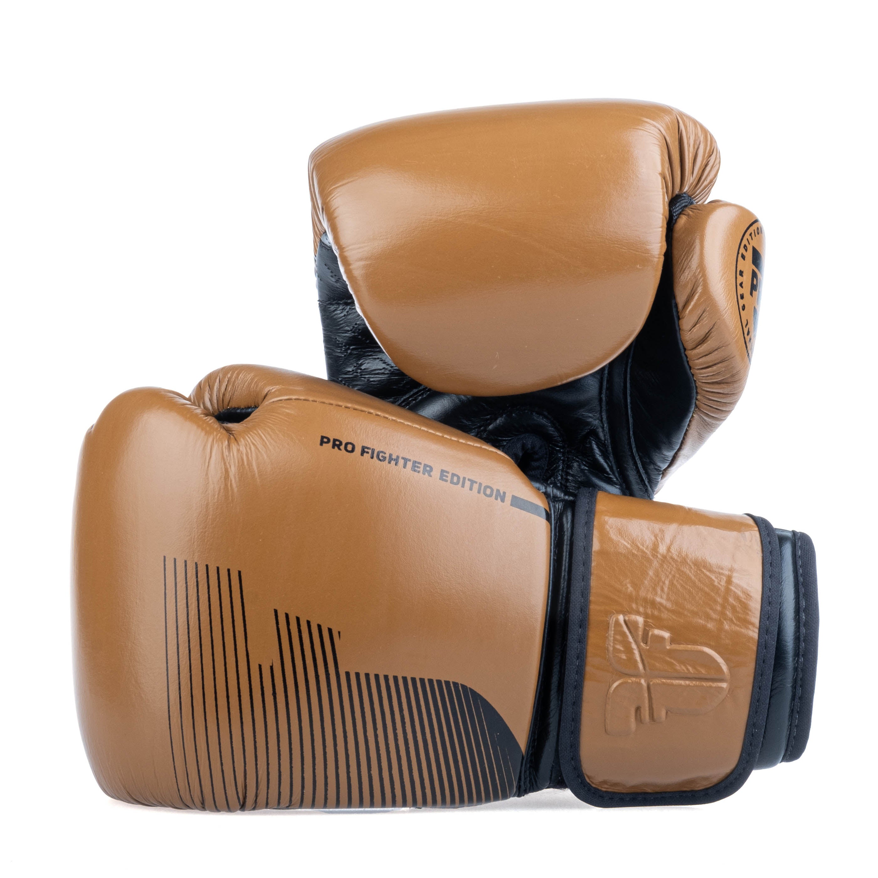 Gants de boxe Fighter Pro - marron, FBG-PRO-003 - Fighter Sport