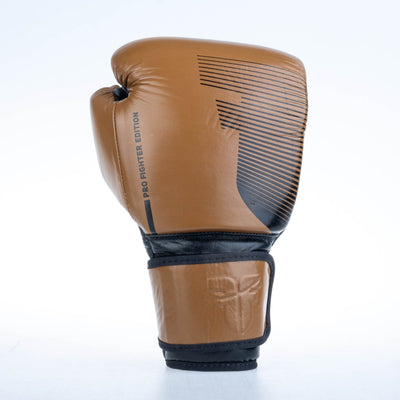 Gants de boxe Fighter Pro - marron, FBG-PRO-003 - Fighter Sport