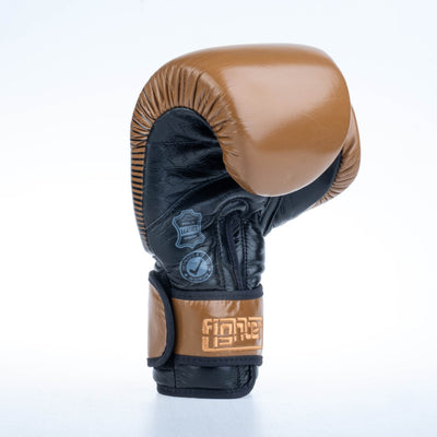 Gants de boxe Fighter Pro - marron, FBG-PRO-003 - Fighter Sport