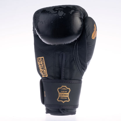 Gants de boxe Fighter Samurai noir/or - FBG-006-SBK - Fighter Sport