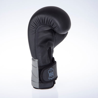 Gants de boxe Fighter Sparring - noir/gris, FBG-002-BG - Fighter Sport