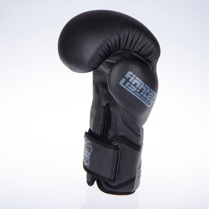 Gants de boxe Fighter Sparring - noir/gris, FBG-002-BG - Fighter Sport